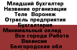 Младший бухгалтер › Название организации ­ Теле2-Воронеж › Отрасль предприятия ­ Бухгалтерия › Минимальный оклад ­ 28 000 - Все города Работа » Вакансии   . Белгородская обл.,Белгород г.